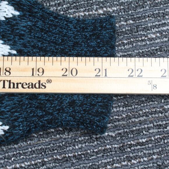 VTG Todays News Sweater Large Geometric Crew Neck 100% Virgin Acrylic - Picture 10 of 11